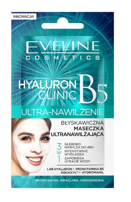 Eveline Hyaluron Clinic B5 Instant Smoothing Mask