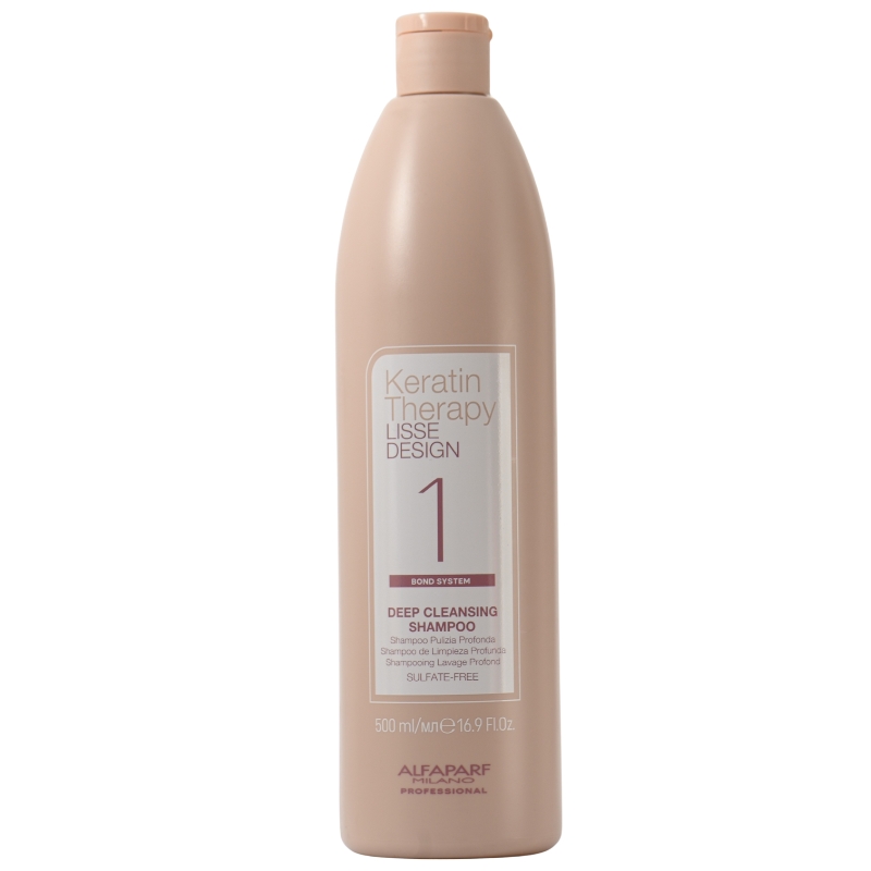 Alfaparf Keratin Therapy Lisse Design Șampon de curățare profundă 500ml