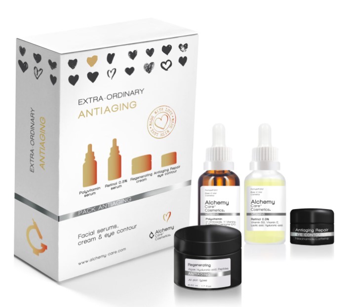 Kit de îngrijire facială anti-îmbătrânire extra-ordinară Alchemy Care Cosmetics
