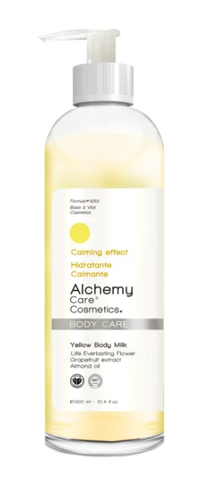 Alchemy Care Cosmetics Lapte de corp galben Lapte de corp hidratant 300ml