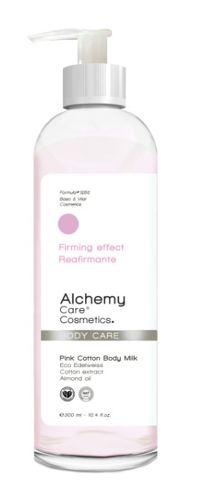 Alchemy Care Cosmetics Lapte de corp cu bumbac roz Lapte de corp fermecător 300ml