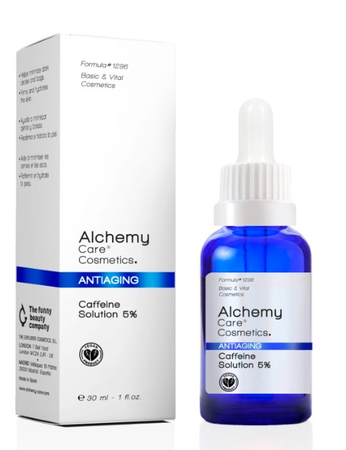 Alchemy Care Cosmetics Antiaging Caffeine Solution 5% Stimulating Facial Serum 30ml