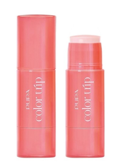 Pupa Color Trip Blush în stick Reacționează la pH-ul pielii
