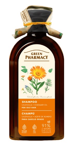 Șampon Green Pharmacy pentru păr gras 350ml