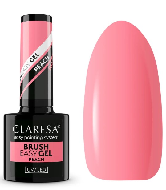 Claresa Brush Easy Gel pentru unghii Peach