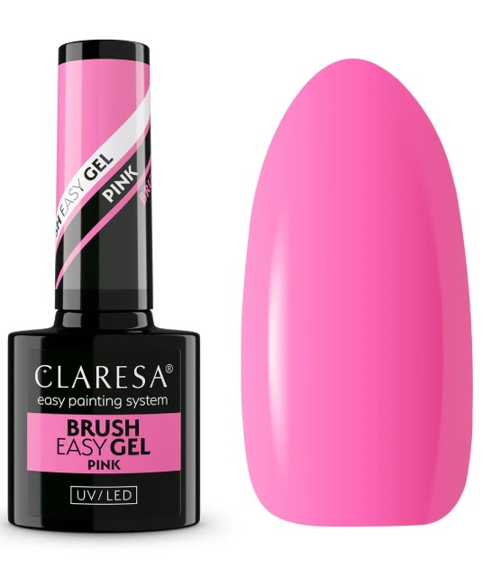 Claresa Brush Easy Gel Nail Gel Roz