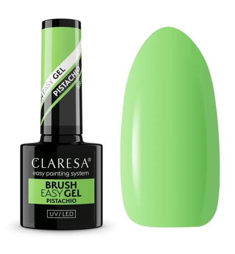 Claresa Brush Easy Gel pentru unghii Pistachio