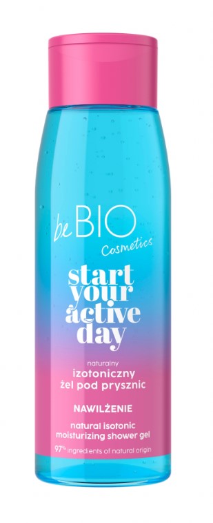 beBIO Start Your Active Day Natural Isotonic Shower Gel Hidratare 400ml