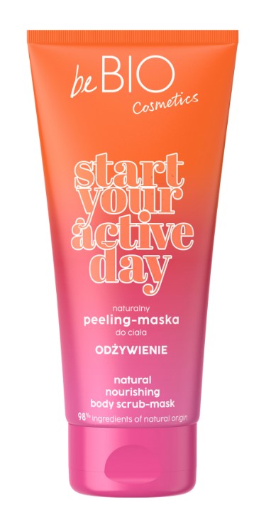 beBIO Start Your Active Day Natural Peeling-Body Mask Nourishment 200ml
