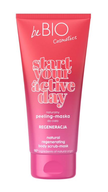 beBIO Start Your Active Day Natural Peeling-Body Mask Regeneration 200ml