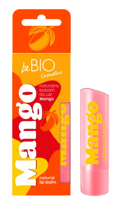 beBIO Balsam de buze natural hrănitor cu mango
