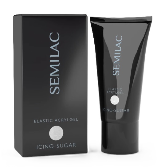 Semilac Gel acrilic elastic pentru glazură - zahăr
