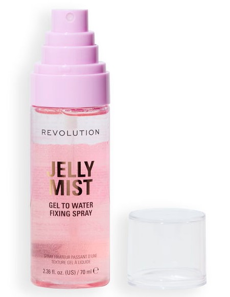 Makeup Revolution Jelly Mist Gel pentru fixarea machiajului cu apă 70ml