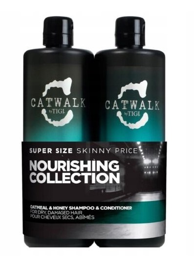 Tigi Bed Head Catwalk Șampon cu fulgi de ovăz și miere + balsam 2x750ml