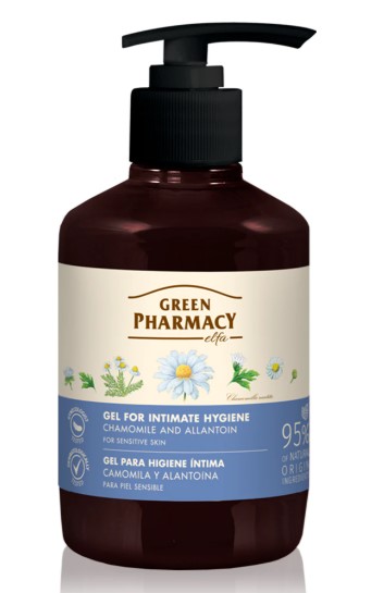 Green Pharmacy Gel de igienă intimă mușețel 370ml