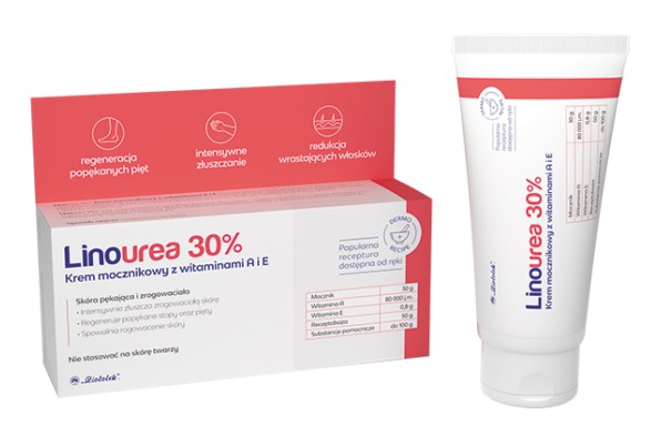 Linourea 30% cremă de uree cu vitaminele A și E 50g