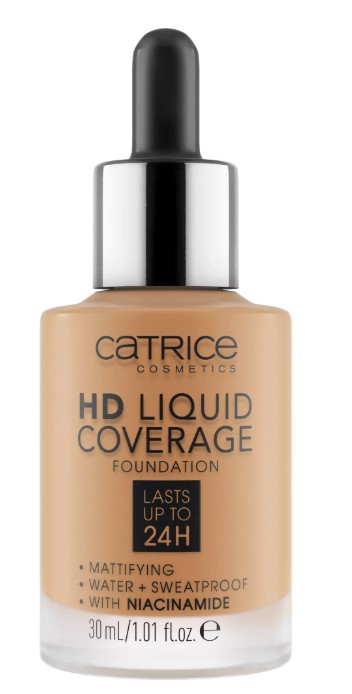 Fond de ten Catrice HD cu acoperire lichidă 048 Desert Beige