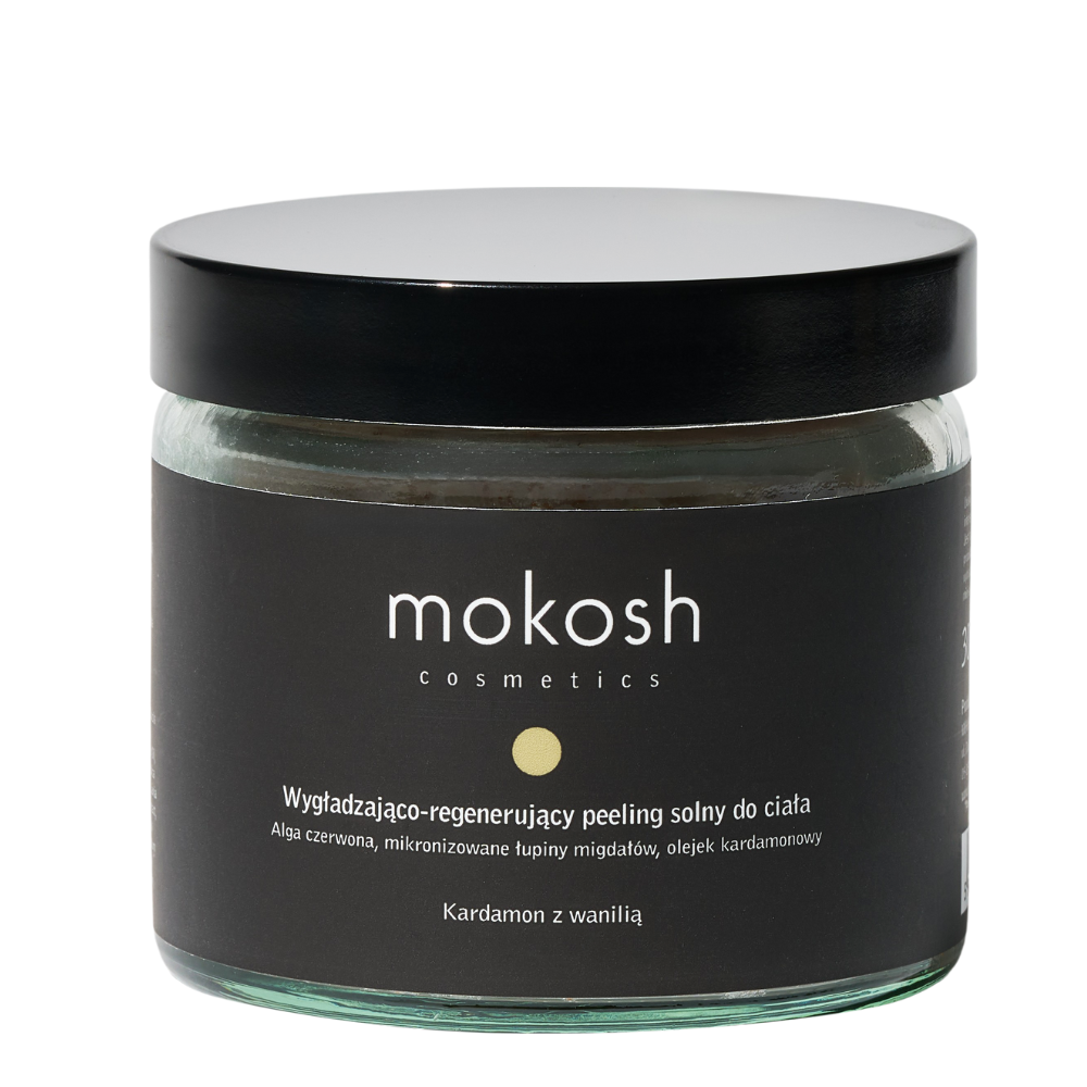 Mokosh Smoothing and Regenerating Body Salt Scrub Cardamom with Vanilla 300g