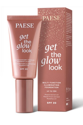 PAESE Get the Glow Look Wielozadaniowy Podkład Rozświetlający SPF20 0N Neutral Beige