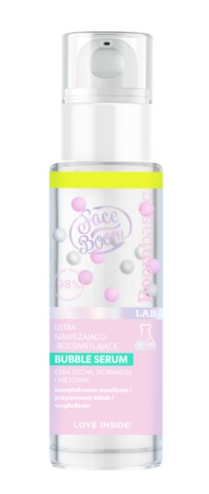 Faceboom Boombastic Bubble Ser hidratant și iluminator 30ml