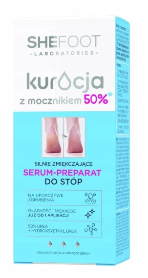 SHEFOOT Ser-preparator pentru picioare puternic înmuiat 50ml