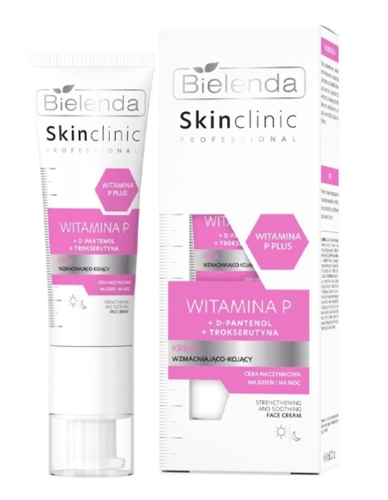 Bielenda Skin Clinic Cremă de întărire și calmare cu vitamina P 40ml