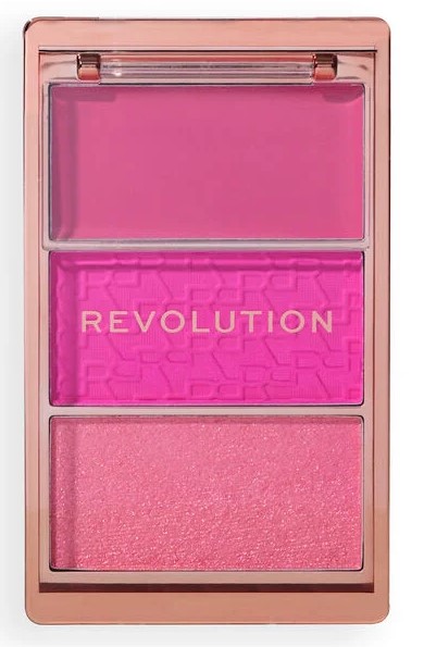 Makeup Revolution Icon Blush Palette Hot Pink Flag Blush