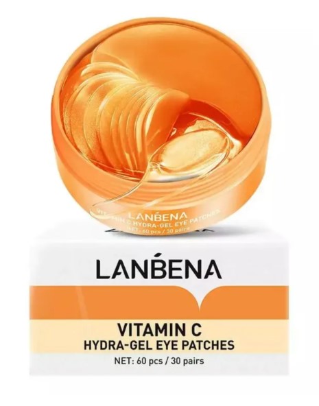 Plasturi hidrogel pentru ochi Lanbena cu vitamina C 60 buc