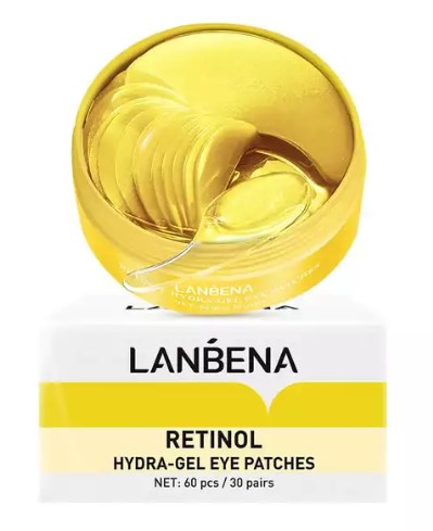 Plasturi hidrogel pentru ochi Lanbena cu Retinol 60 buc