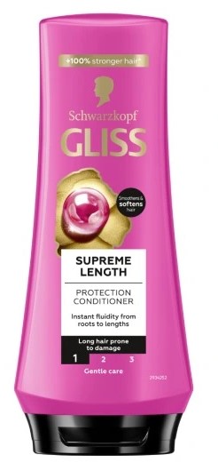 Schwarzkopf Gliss Supreme Length Balsam pentru păr lung deteriorat 200ml