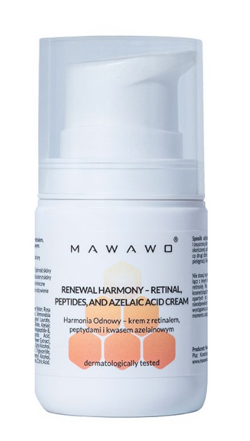 Mawawo Harmony Renewal Cream cu peptide retiniene și acid azelaic 50ml