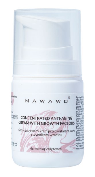 Mawawo Cremă anti-îmbătrânire concentrată cu factori de creștere 50ml