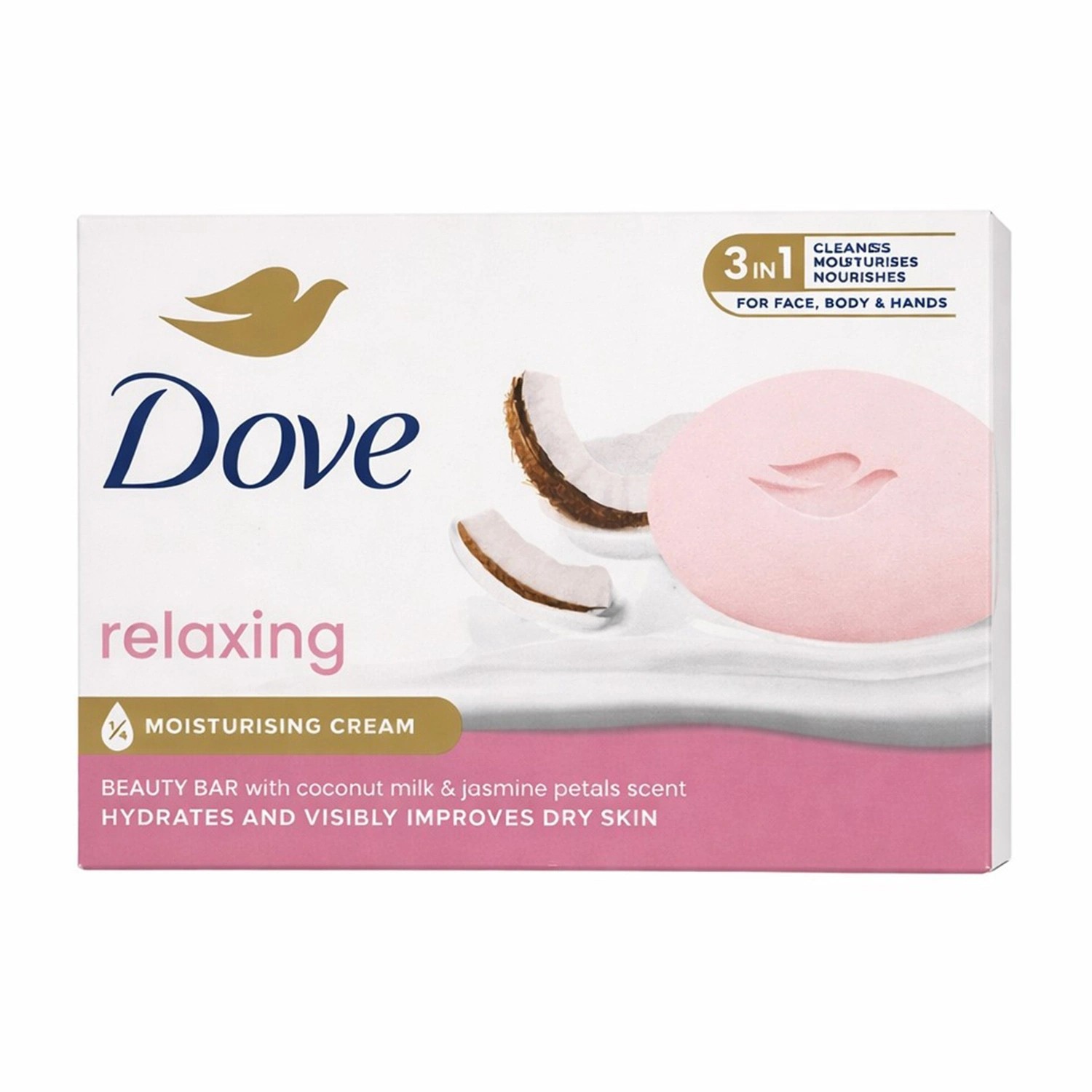 Baton de săpun Dove Relaxant cu nucă de cocos și iasomie