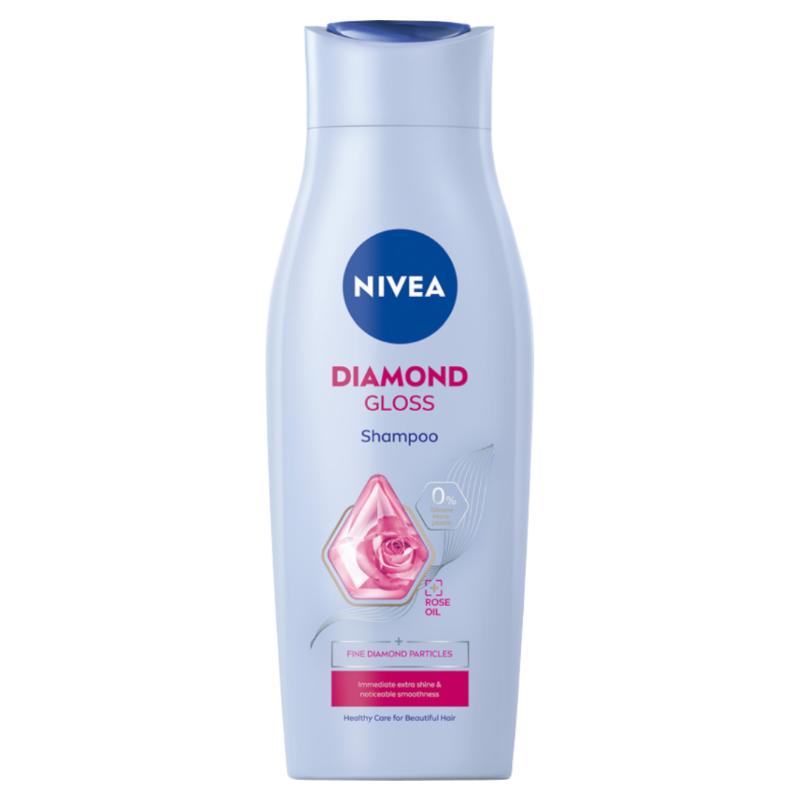 NIVEA Diamond Gloss Șampon pentru păr hrănitor 400ml