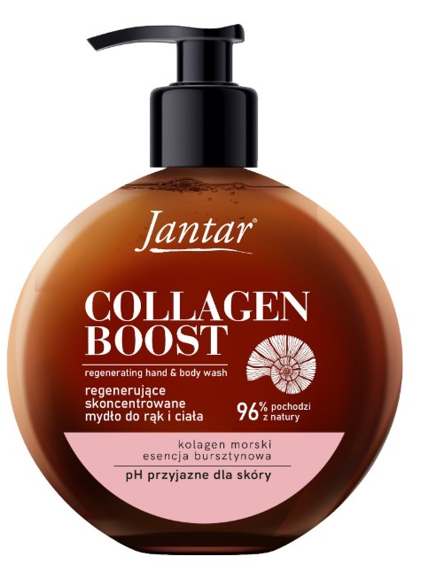 Farmona Jantar Colagen Boost Regenerating Concentrated Hand and Body Soap 400ml