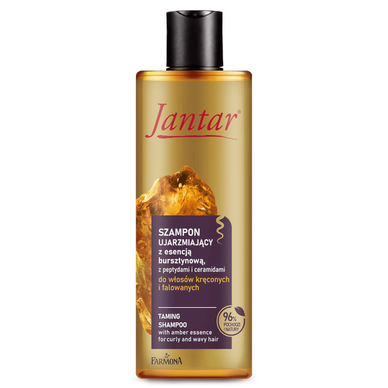 Farmona Jantar Ujarzmiający Șampon cu esență de chihlimbar pentru păr creț și ondulat 300ml
