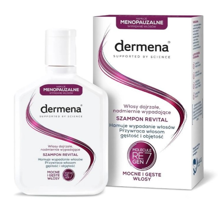 Dermena Revital Șampon inhibitor al căderii părului pentru păr matur 200ml
