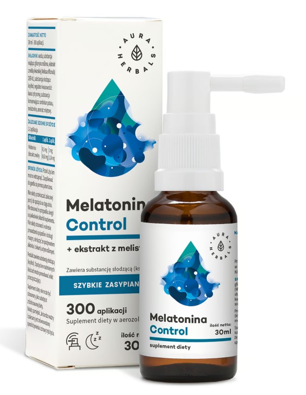 Aura Herbals Melatonin Control Supliment alimentar 30ml