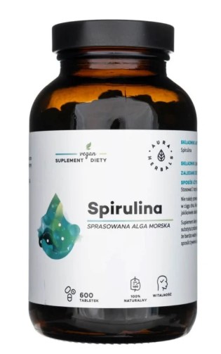Aura Herbals Spirulina Supliment alimentar 600 Tablete