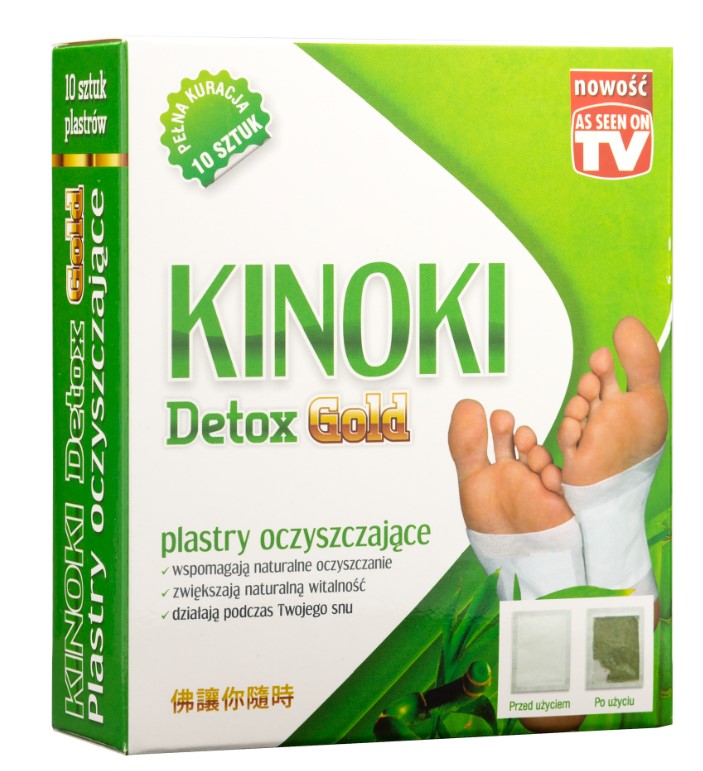 Kinoki Detox Gold patch-uri de curățare 10 bucăți