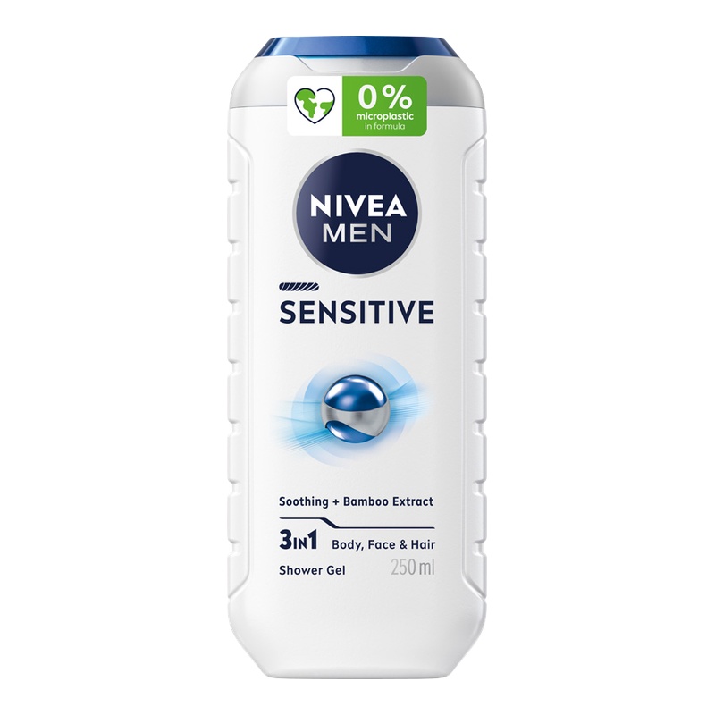 Gel de duș NIVEA Men Sensitive 3in1 250ml