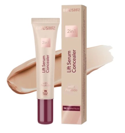 Brush Up! Lift Serum Concealer Concealer-Serum cu Peptidă de netezire a ridurilor 1N Neutru Nude