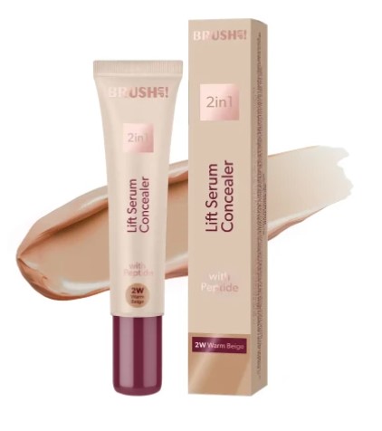 Brush Up! Lift Serum Concealer Concealer-Serum cu peptidă de netezire a ridurilor 2W Warm Beige