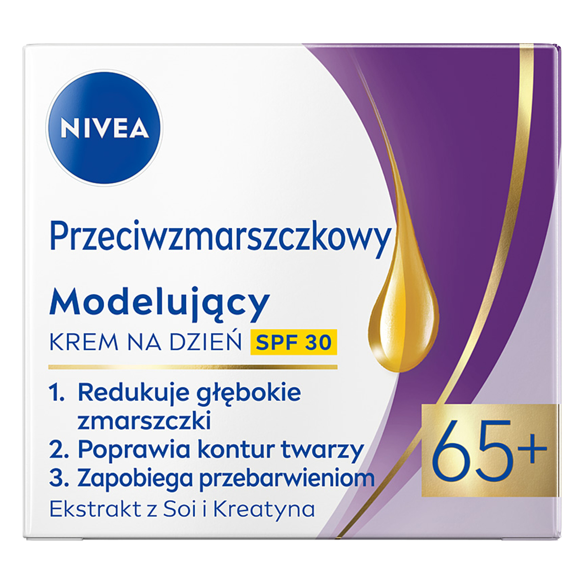 NIVEA Anti-Wrinkle Modelling Cremă de zi SPF30 65+ 50ml