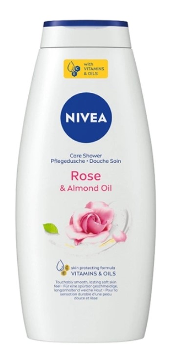 Gel de duș NIVEA Rose & Almond Oil 750ml