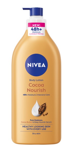 Loțiune de corp hrănitoare NIVEA Cocoa Nourish 625ml