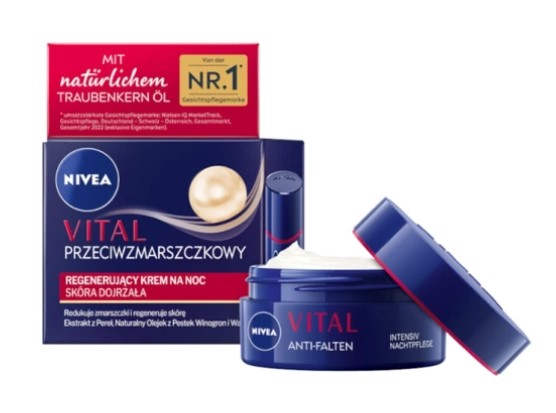 NIVEA Vital Anti-Wrinkle Regenerating Night Cream 50ml
