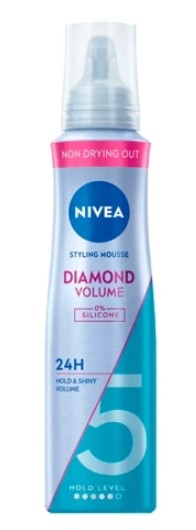NIVEA Diamond Volume Mousse pentru păr 150ml