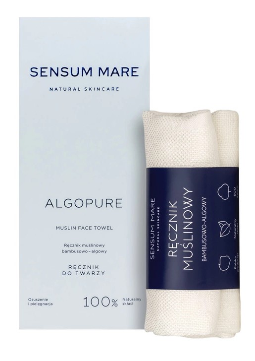 Sensum Mare Algopure Prosop de muselină Bamboo și alge