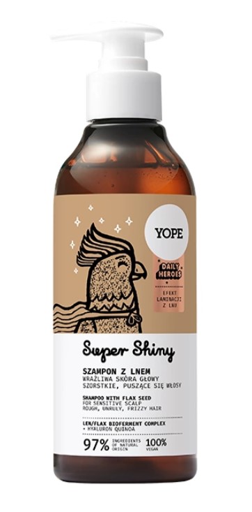 Șampon pentru păr Yope Super Shiny cu in 300ml